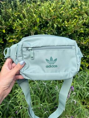 ADIDAS Originals For All Waist Pack Sage Green Cross Body Fanny Pack Travel Zip
